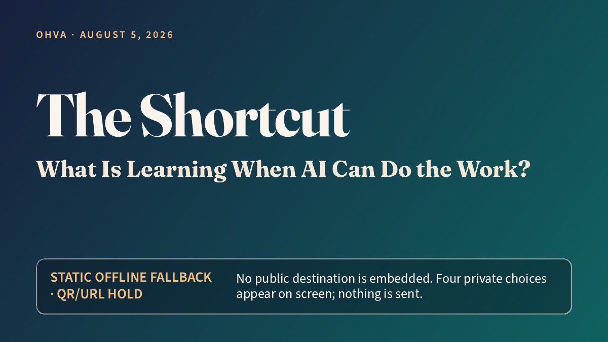 First-page preview of The Shortcut keynote visual review PDF.